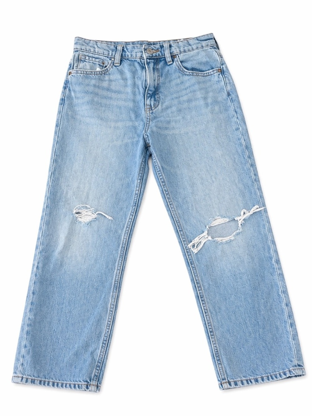 Old Navy Light Blue Ripped Kids Jeans